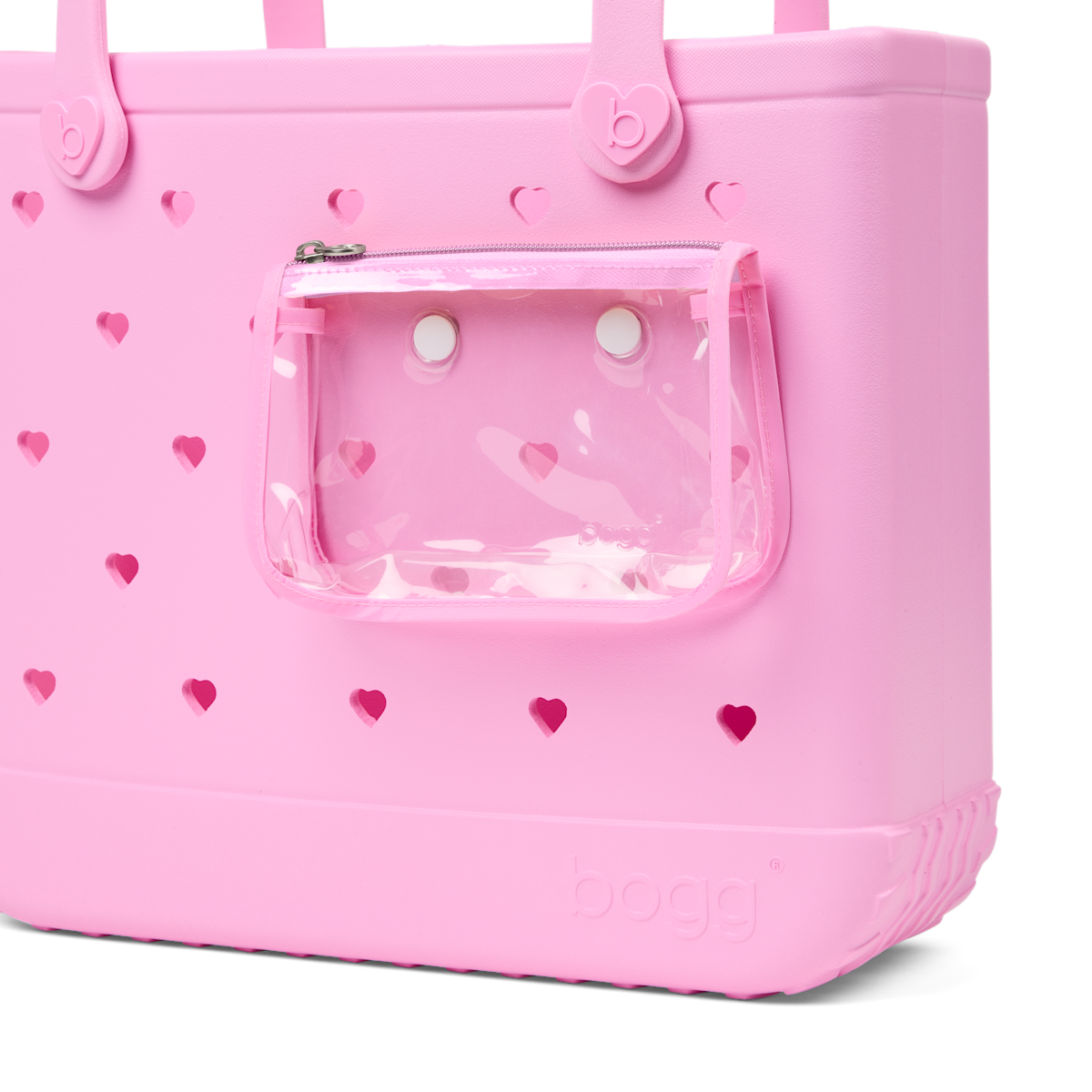 Baby Bogg Bag - Cut Out Heart Pink Taffy - Active Cabana Pack